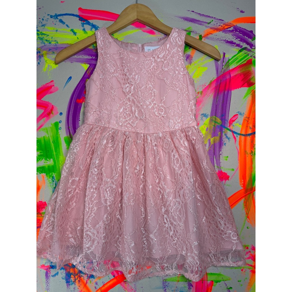 Children's Place Pink Lace Dress size 6